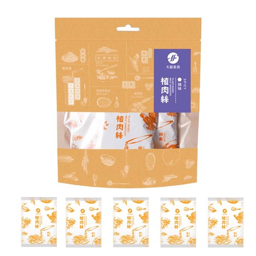 【大富素食】植肉絲-辣味  |商品介紹|全商品系列