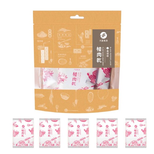 【大富素食】植肉乾-黑胡椒產品圖